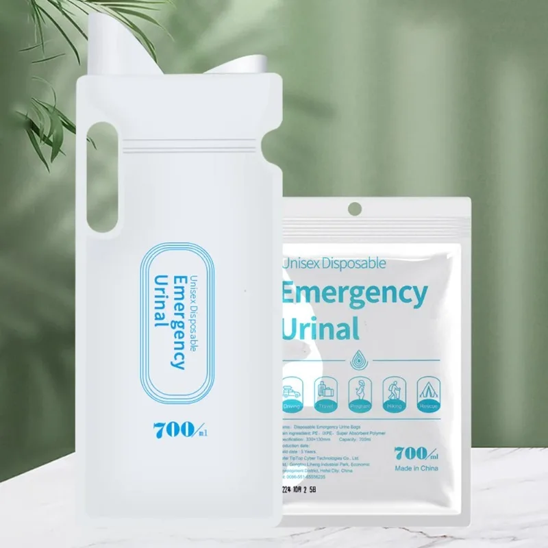 4PC Car emergency urine bag Disposable urine artifact men and women general car toilet Car toilet portable bag