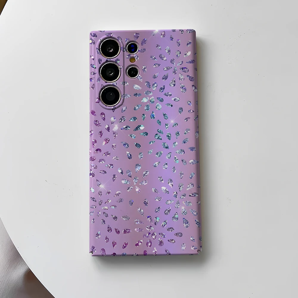 Sparkle Crystal Shockproof Double Layer Tough Back Phone Case