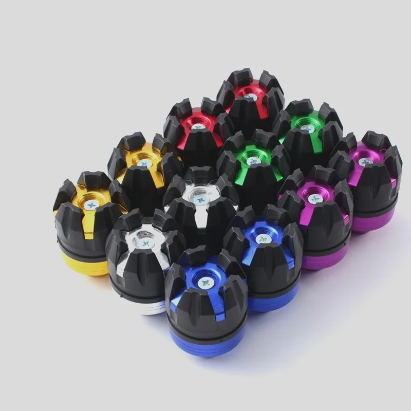 Motorcycle Crash Protectors Aluminum Alloy Scooter Wheel Front Fork Frame Falling Protection Pads Sliders Moto Exterior