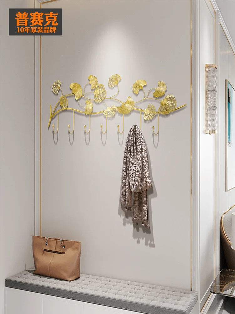

Nordic Creative Hook Clothes Hook Living Room Entrance Door No Trace No Perforated Hanger Key Wall Hanging Wall