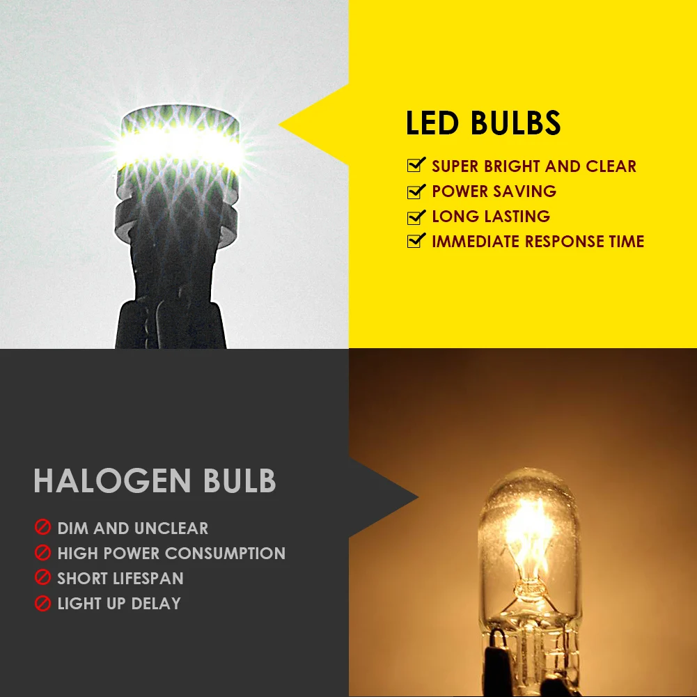  Ʈ T10 LED W5W ڵ  Ʈ, ڵ Ŭ  , 12    ׼, ȭƮ, , , 6000K, 2 