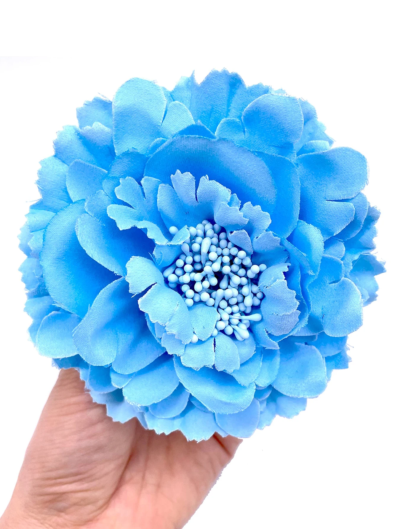Hair Clips Bride Peony Hair Clip Brooch Boutique Bohemia Hairpins Flamenco Dancer Pin Up Flower Festival Gift Decoration Shooting Props