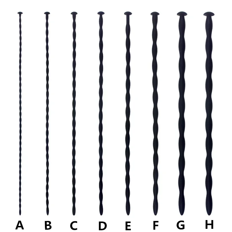 Penis Sex Toys Silicone Urethral Catheter Dilator Horse Eye Stimulation Sounding Penis Plug Insert Urethra Catheter Adult Sex Toys For Men Gay