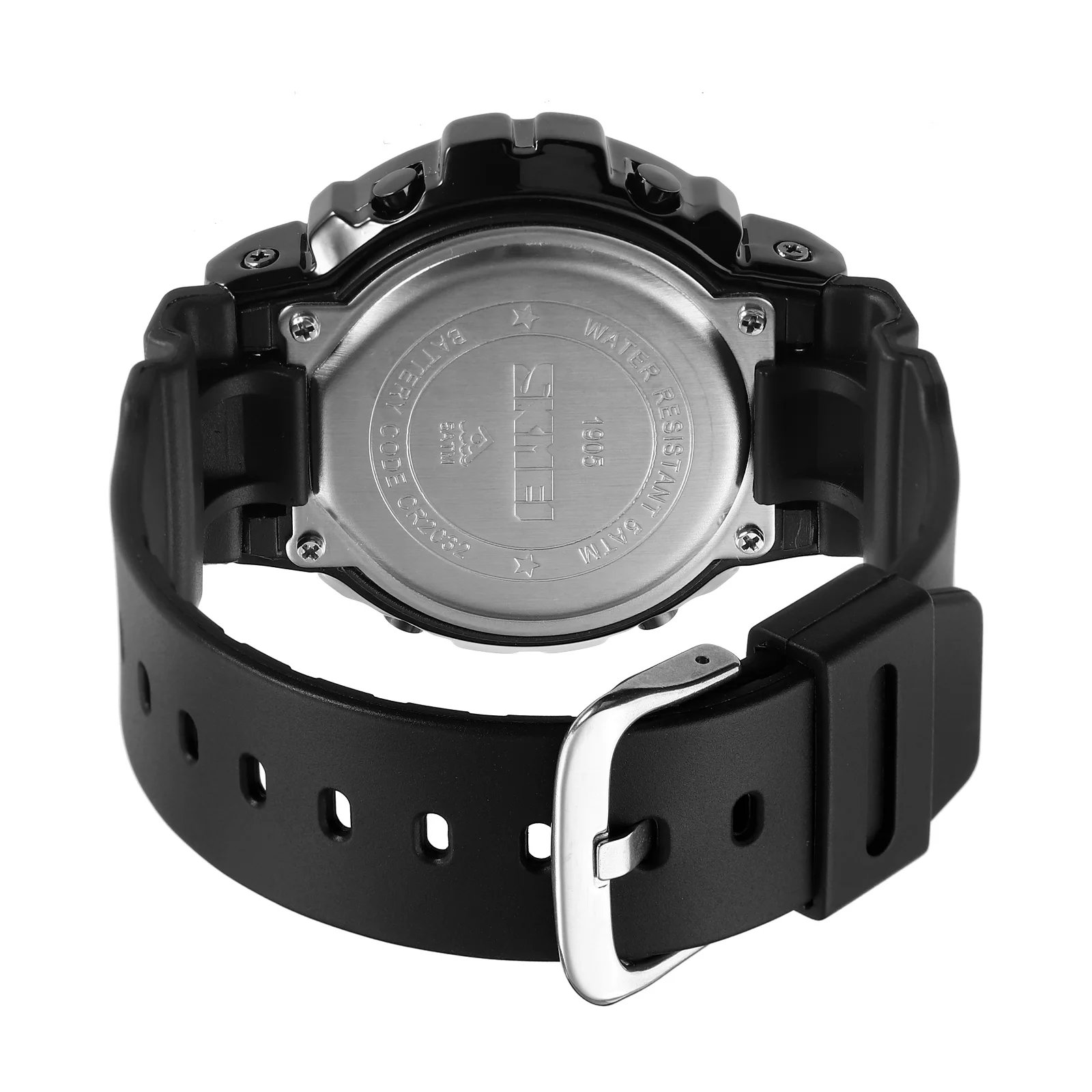 Multifunctional Digital Men's Watch Luminous Auto Date Week Display Alarm Military Wristwatch Led Dial Pu Strap Boy's Gift 2022