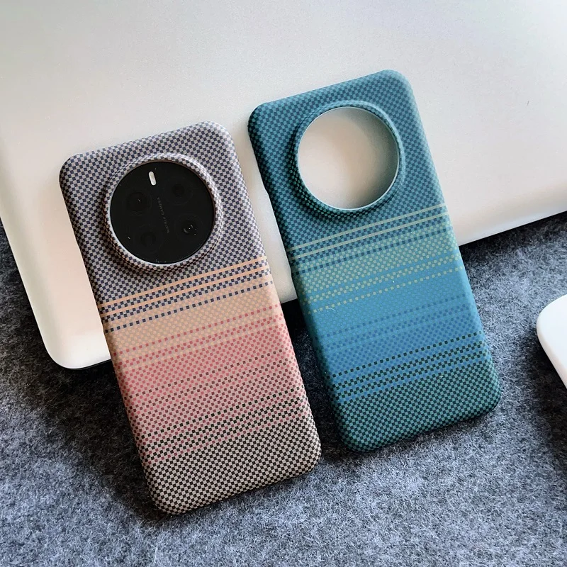 Luxury Carbon Fiber Matte Phone Case - Magnetic Shockproof Back Cover