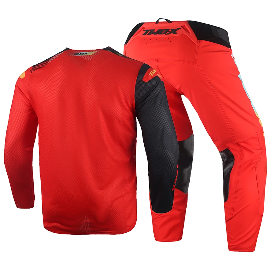 Two-X 5.5 Air Motocross Gear Off Road MX Jersey Pant Combo Set Motorcycle Motorbike Clothing Breathable ATV Dirt Bike Kit