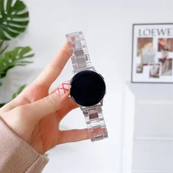 Glacier Transparent Adjustable Watch Strap, 20mm/22mm Universal Bracelet for 22mm watch band (Clear 02)