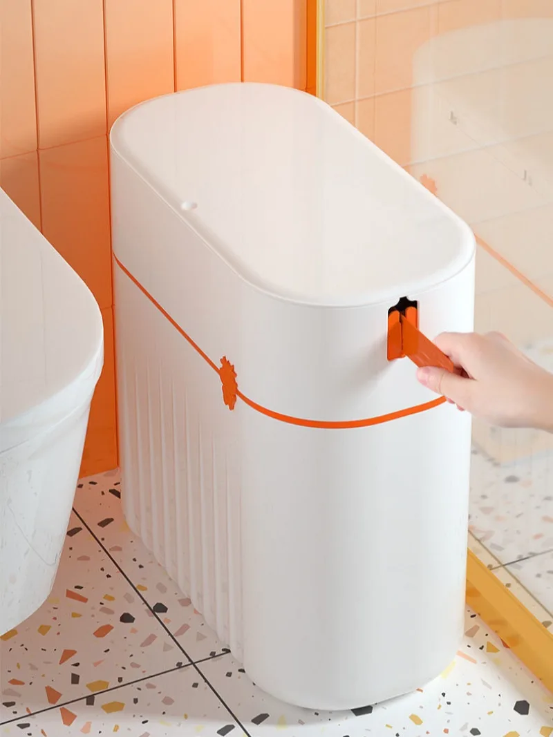 Pattumiera Di Grande Capacità Con Coperchio, Pattumiera Automatica Per Imballaggio, Pattumiera Per Soggiorno Da Bagno, Pattumiera Da Cucina Per Uso Do