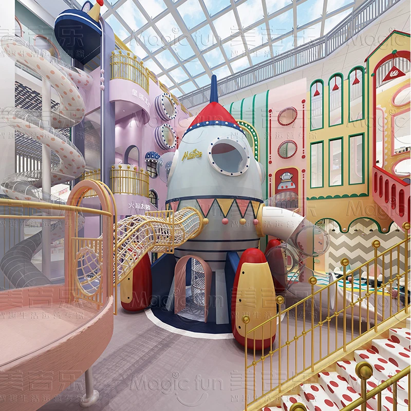 Soft Play Sets Kids Playground Amusement Park Equipment Small Playground Decor Interior For Sale