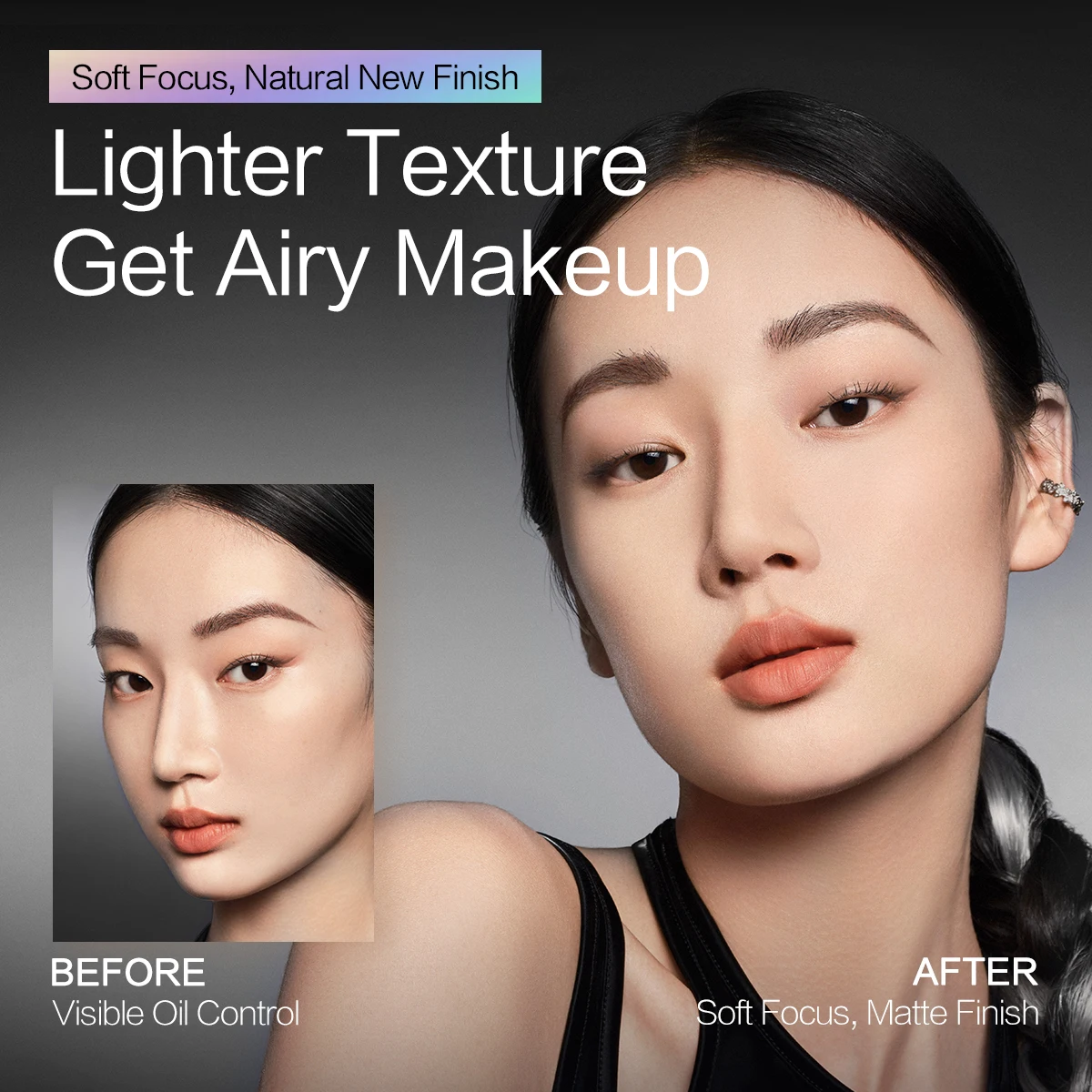 Setting Powder CARSLAN 2.0 Black Magnet Soft Focus Pressed Powder Waterproof Sweatproof 24H Longlasting Oil Control Translucent