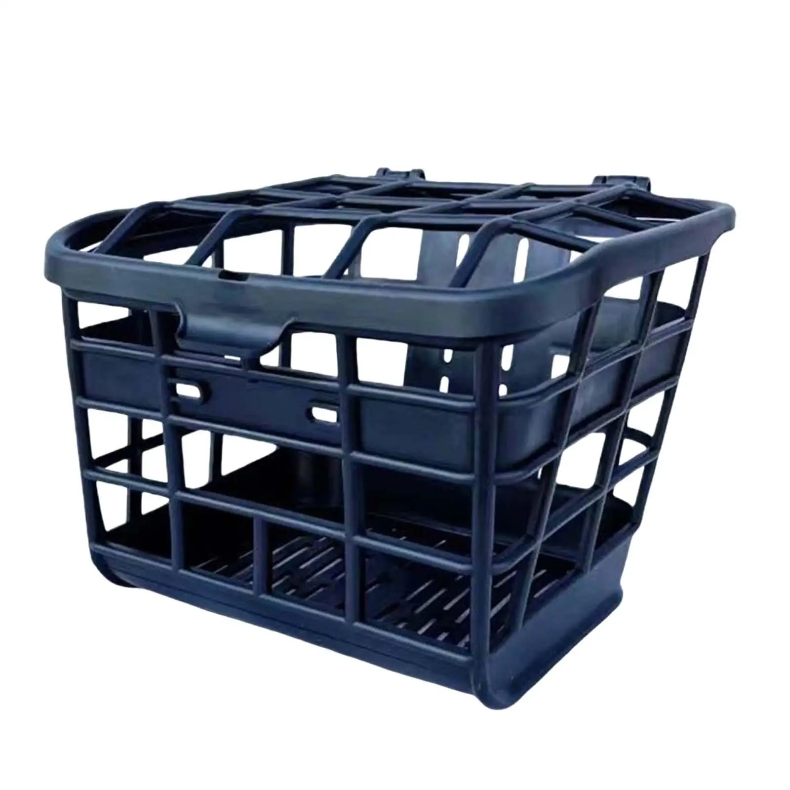 Bike Front Basket Easy Installation with Lid Dogs Carrier Bicycle Storage Basket for Outdoor Mountain Bike Sports Cycling Travel