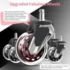 Big and Tall Office Chair 500lbs - Adjustable Headrest&Lumbar Support, 3D Flip Arms, Large Wheels &Heavy Duty Metal Base 5