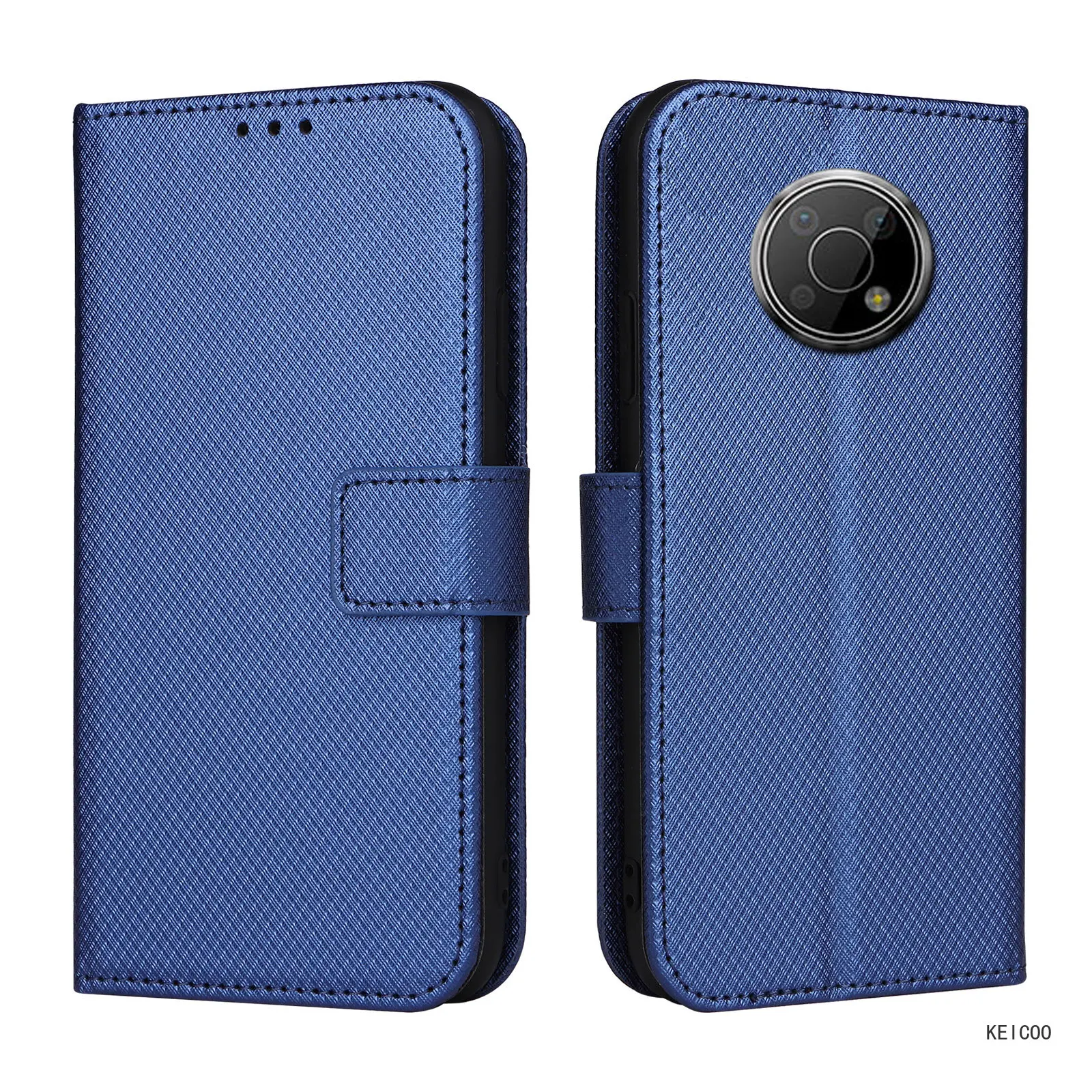 Simplicity Diamond Pattern Cover In Pelle Per Nokia G10 G50 G100 G60 G300 G21 G11 G20 C10 C21 C100 C200 C20 C30 C01 5G Plus Shell