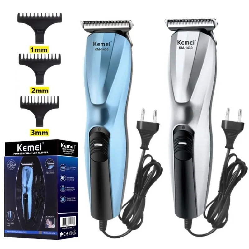 

Kemei Original plug wire hair clipper KM-1430 hair salon professional electric clipper High Power hair clipper light clipper