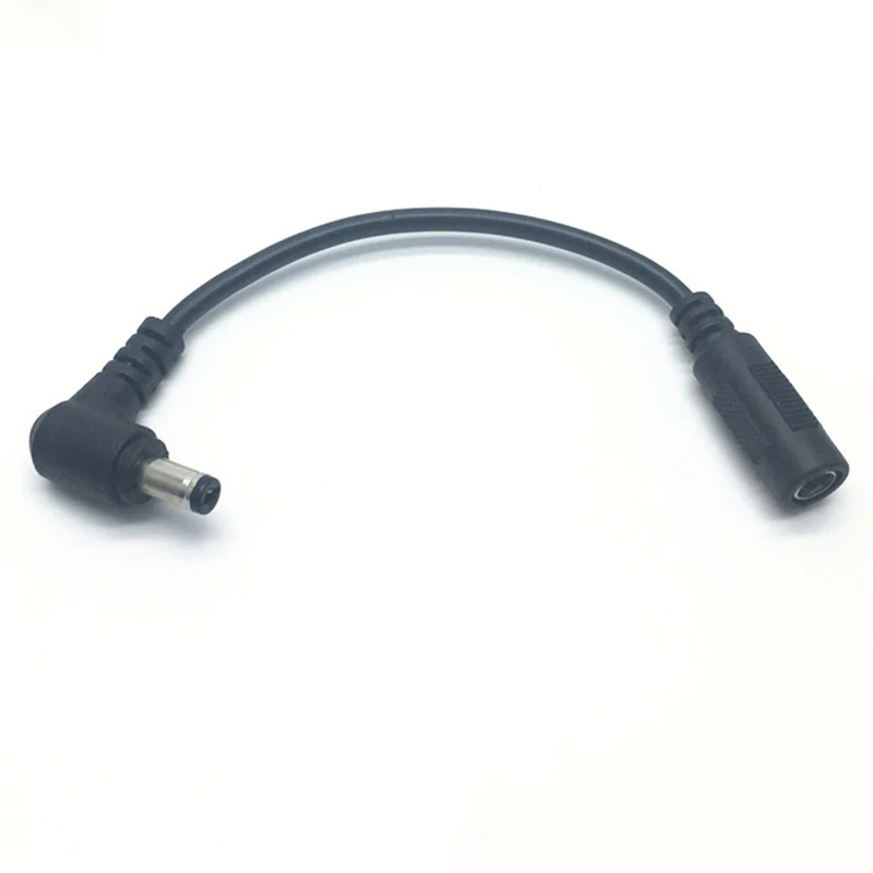 2-Pack di alimentazione DC 5.5 x 2.1mm (F) a 4.0 x 1.7mm (M) angolo