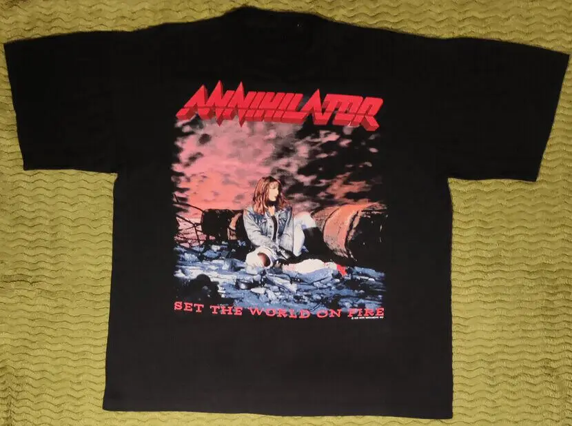 Черная футболка унисекс с изображением уничтожителя огня, все размеры, YA948