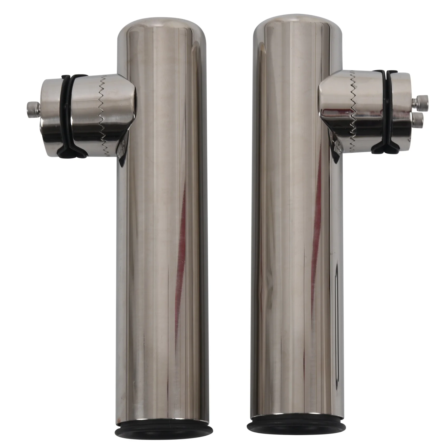 

2Pcs Stainless Steel Rod Holder 7/8 Inch To 1 Inch Rail 19Mm-26Mm