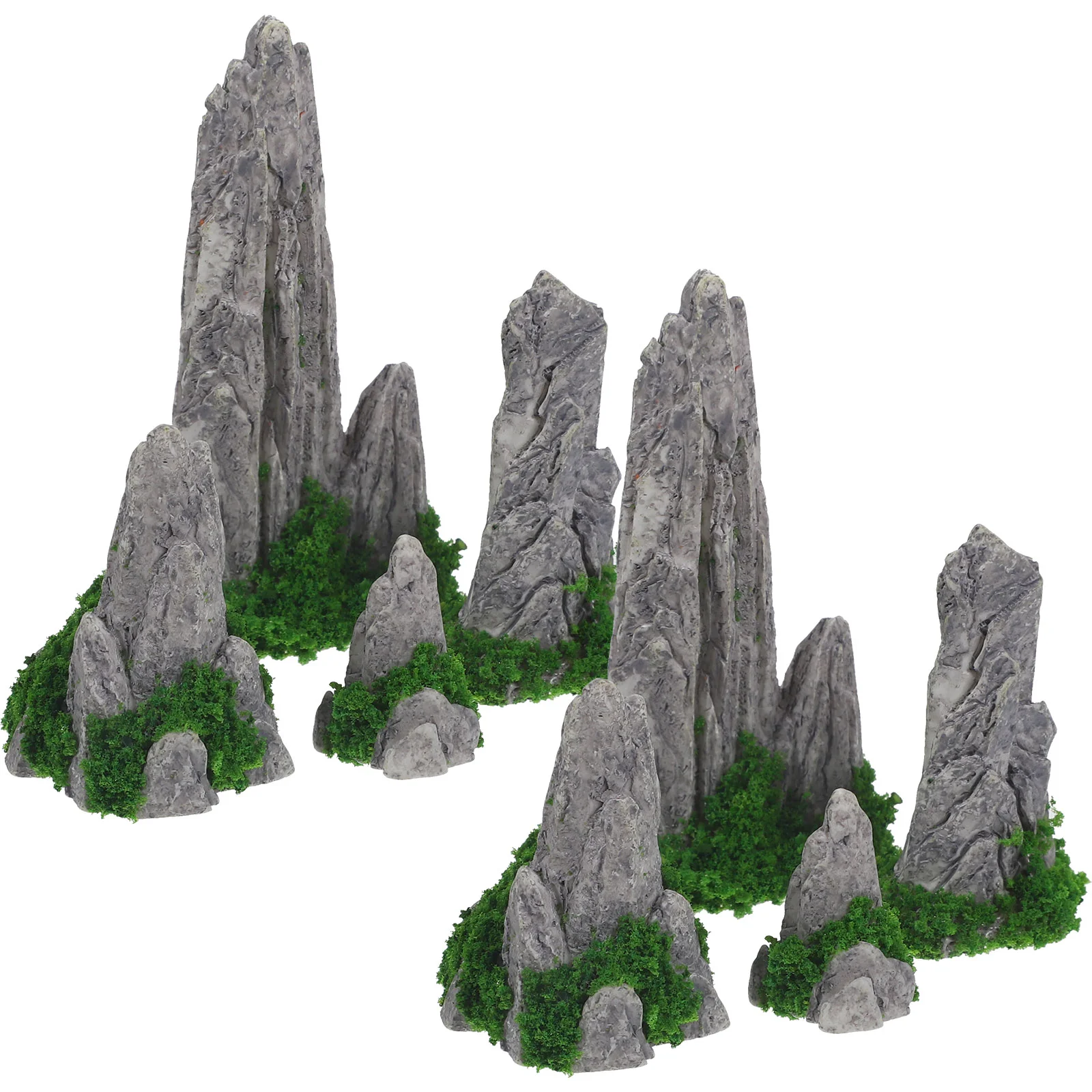 

Miniature Rockery Decorative Rockery Figurines Resin Rockery Statues Outdoor Garden Ornament Small Micro Simulation Rockery