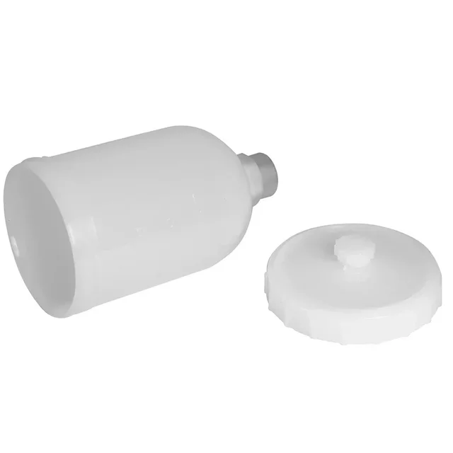 300ML Plastic Spray Paint Cup Sprayer Cup Threaded Connector For H-2000 R-100 HVLP Spray Paint Tool For Spray Gun Parts 2