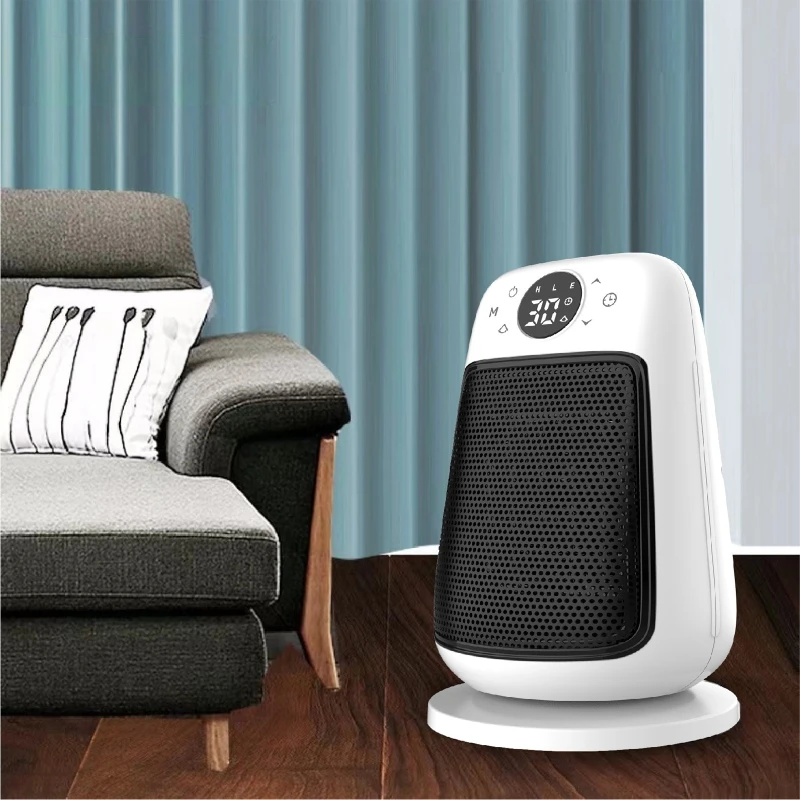 1500W Ceramic Heater with 3 Modes 12h Timer Safety Heat Electric Heaters New Dropship portable indoor fan heater with temperature display electric room heater with 3 modes thermostat heater energy saving dropship