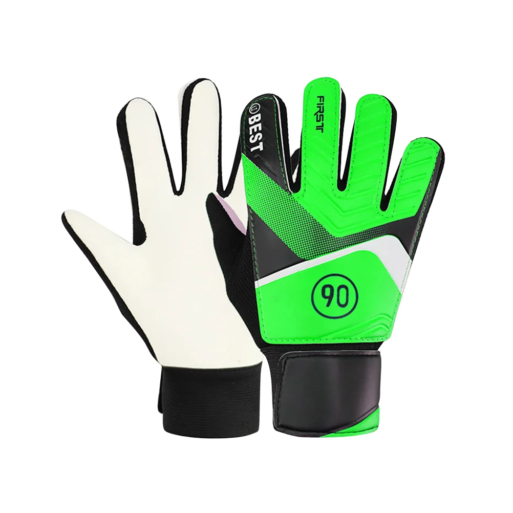 

Wear-resistance Shock-absorbent Football Glove Teens Adjustable Goalkeeper Protection Gear Soccer