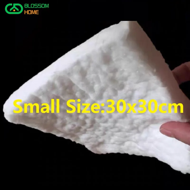 30x30cm 10mm Thick 1500℃ High Temperature Resistance Zirconium Bearing Ceramic Fiber Blanket Fire Resistant Insulation Cotton