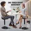 Active Chair with Handle, Height-Adjustable (24.6-34.4") Wobble Chair Made of Elastic Fabric & 45 mm Foam 6