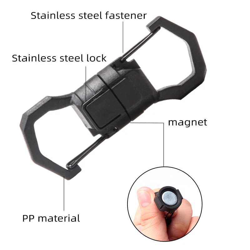 Fishing magnetic buckle Mountain buckle Fishing hook tool Multi-function tool magnetic
