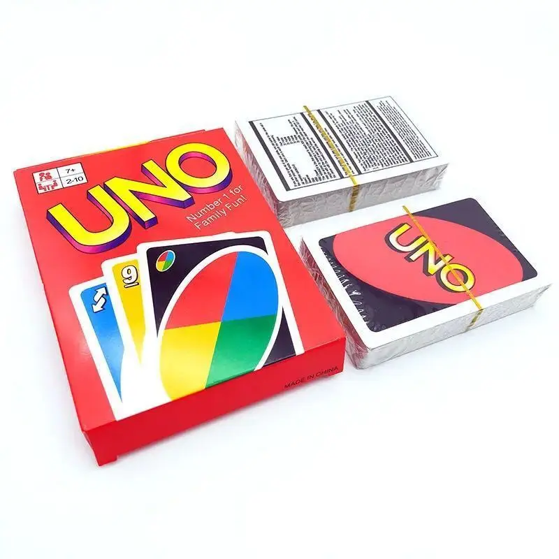UNO Game Playing Cards Family Entertainment Board Game Kids Toys