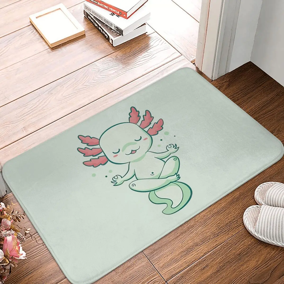 

Axolotl Lover Non-slip Doormat Cute Art Bath Kitchen Mat Prayer Carpet Indoor Modern Decor