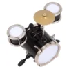 Miniature Jazz Drum Model Instruments Ornaments Musical Miniatures for Decor Accessories House Kit 4