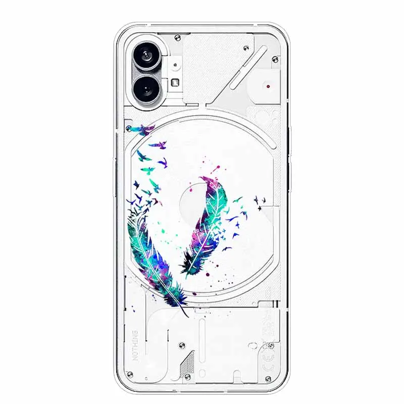 Silicone Soft Cute Transparent Protective Case - Clear TPU Cover