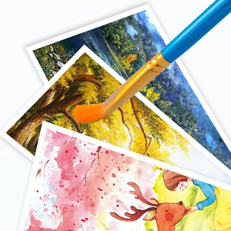 Paint Brushes 10pcs Paint Brushes Set Painting Art Brush For Acrylic Oil Watercolor Artist Professional Kits
