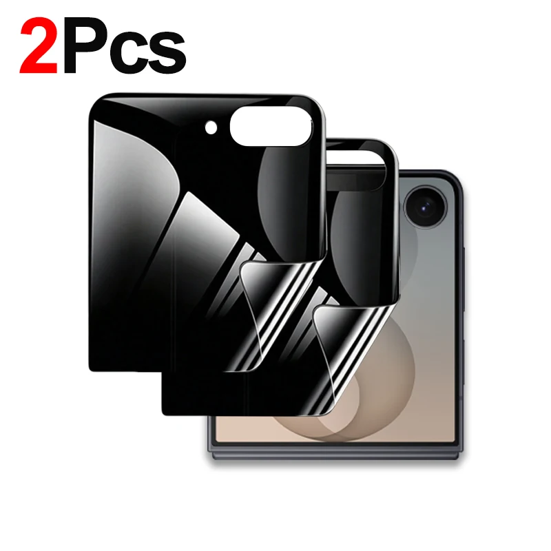 Privacy Screen Protector - Anti-Spy Flexible TPU Hydrogel Film for Foldable Phones (1/2/4 Pack Options) - Inner and Outer Coverage