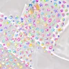 Fantasy Beach Summer Dreamy Colorful Seasnail Shell Pearl Conch Jelly Star 5D Decals Soft Relief 3D Decoration Nail Art Stickers 4