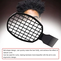 Peigne afro à double extrémité pour cheveux bouclés pour hommes, dreadlocks, peigne à permanente chaude, outil de coiffure, peigne à sélection torsadée, outils de coiffure, 18 feuilles 4