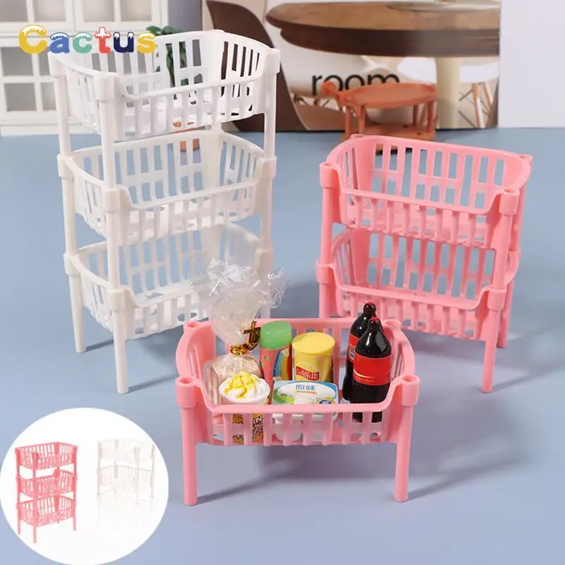 112DollhouseMiniFoodFruitStorageBasketsDollsHouseStackable