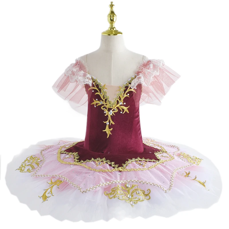 

Новинка 2023, профессиональная балетная пачка для девочек, балетная пачка, блестящее платье балерины, танцевальный костюм для взрослых, женщин, детей, детей