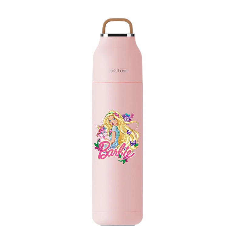 500ml Kawaii Barbie Thermos Cup Anime Outdoor Sports Portable Large  Capacity Keep Cold Insulated Stainless Steel Mug Bottle Gift - Dolls -  AliExpress