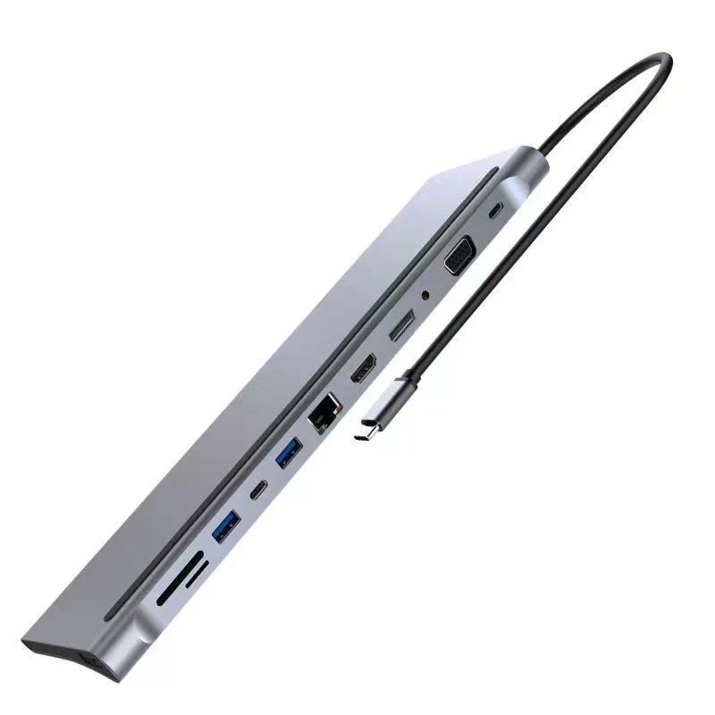 

Док-станция 12 в 1, USB C на DP, VGA, Ethernet