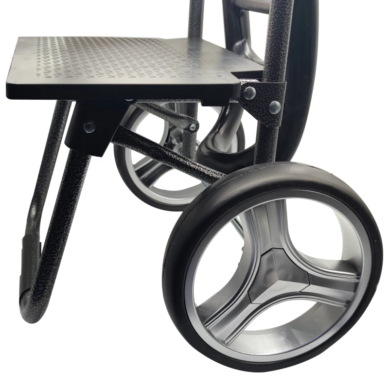 Roues de rechange EVA de 17 cm pour chariot à provisions (arbre de 8 mm) – Silencieuses avec roulements, usage domestique, durables et antidérapantes (paquet de 2)