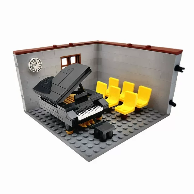 City House Building Blocks Toy Set for Kids - Creative DIY Bricks with Furniture