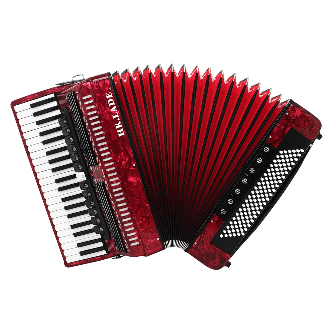 HK&middot;LADE Accordion Professional 41 Keys 120 Bass Accordion With Strap Bag Keyboard Instrument For Grading Performance/Teaching