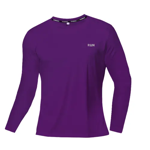 Summer Ice Silk Long Sleeve T-Shirt Men 2023 New Quick Dry Breathable Air Conditioning Outdoor Sun Protection Running Outer Wear - Image 7