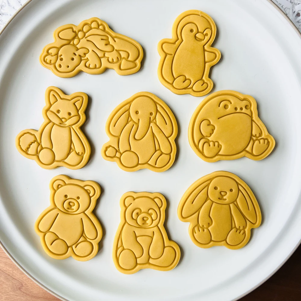 Description Picture 2 of itemCartoon Animals Cookie Mold DIY Stampcookie Cutters Baking Accessories