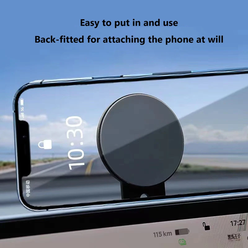 Telescopic Car Phone Holder 180 Degree Rotating Car Phone Holder Mount Portable for Tesla Model 3/Y/X/S for MacBook/iPhone 14 13