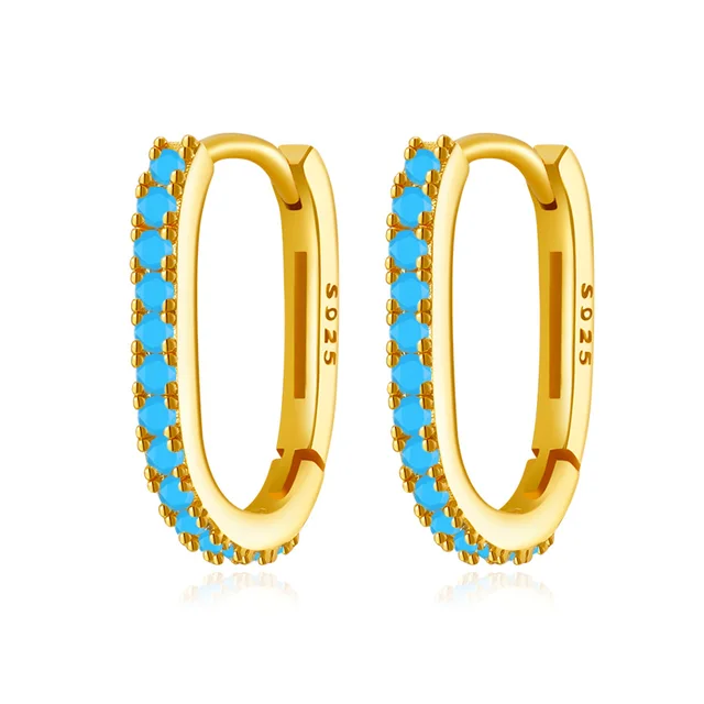 2022 Trend Gold Hoop Earrings For Women Luxury Fine Small Silver Color Huggie Earring Designer Origin Minimalism Fashion Jewelry KA158-1