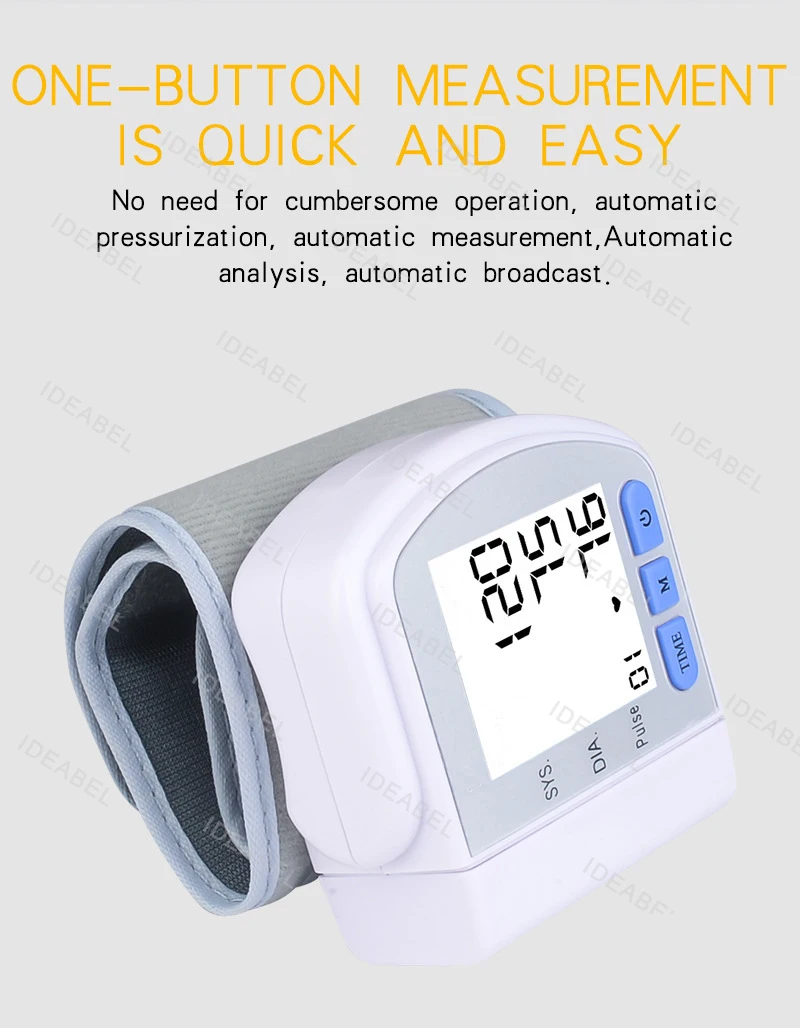 Automatic Upper Arm Blood Pressure Monitor