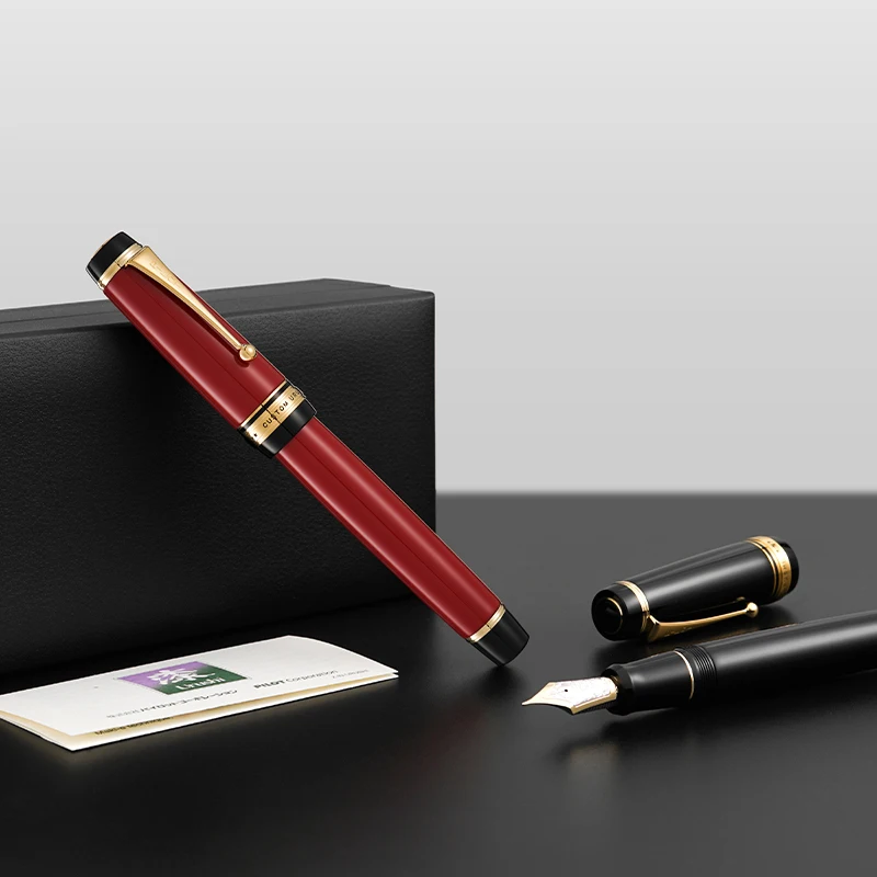 Japan PILOT No.30 Nib Pen Custom URUSHI Lacquer 18K Gold Pointed Two tone Hard Rubber FKV88SR