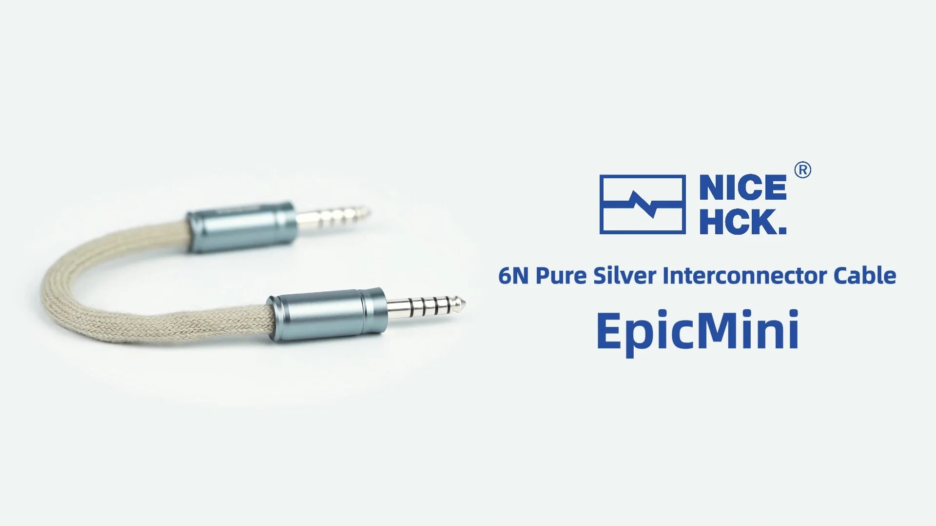 NICEHCK EpicMini IC ケーブル 6N 純銀オーディオインターホンワイヤー